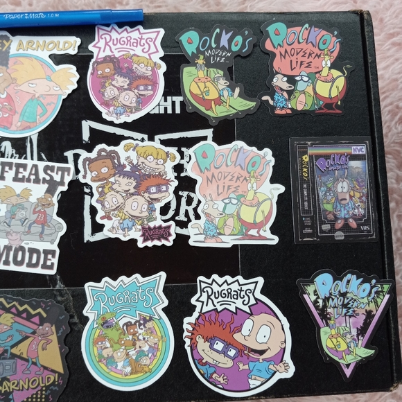 😵90s Nicktoons Nickelodeon sticker packs! Pack of FIFTEEN stickers! Last 1! - Picture 3 of 8
